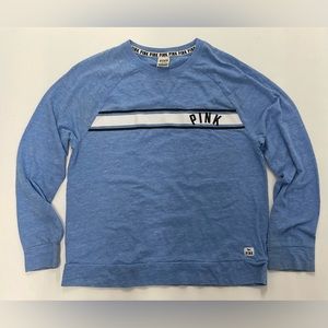 PINK by Victoria Secret blue long sleeve shirt Size: M